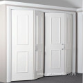 Pu painting finished folding door wardrobe